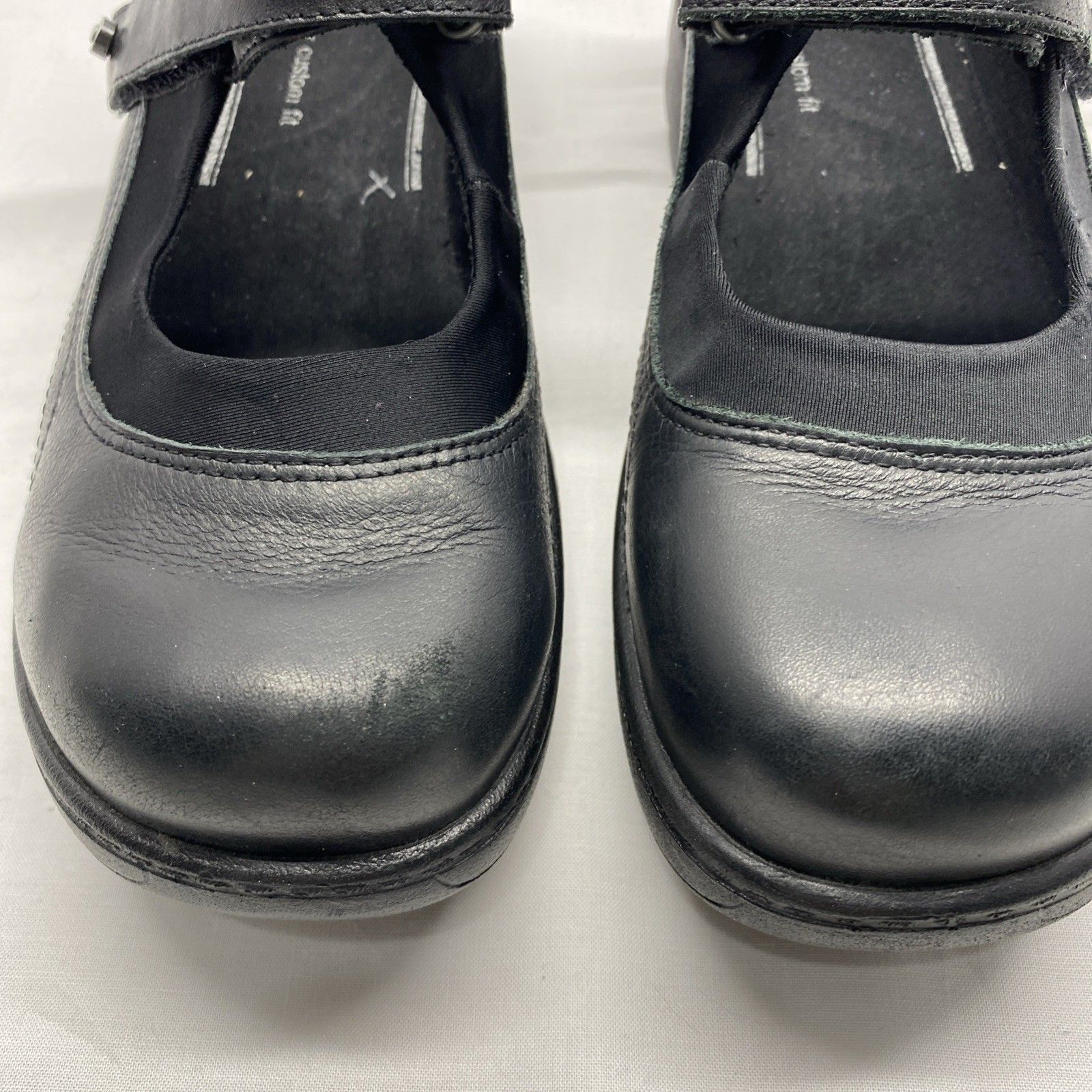 Abeo 24/7 Brea Black Leather Mary Jane Comfort Shoes Women's Size 8 M Euc — image 2 of 8